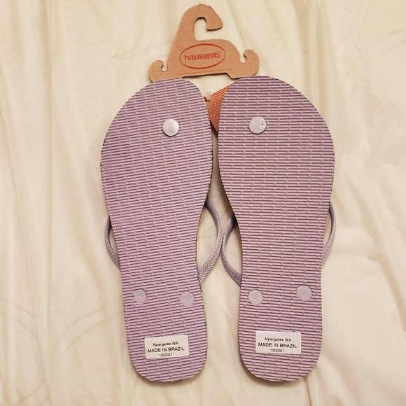Havaianas Quiet Lilac Flip Flops Thongs - Picture 2 of 6